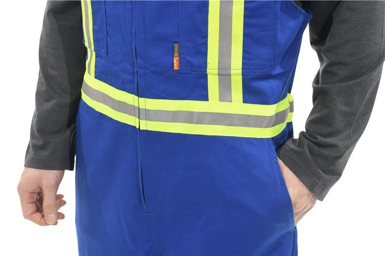 Wholesale Hi-Vis High Quality Bib Pants Industrial Work Uniform Suits