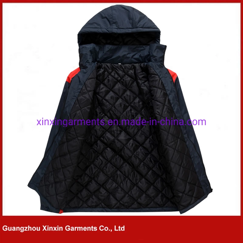 Custom Made Cheap Mens Lightweight Padded Polyester Jacket for Winter for Working Uniform (J416)