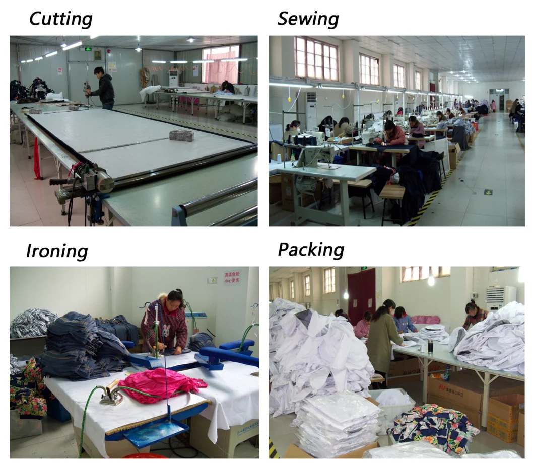 China Factory Working Clothes with Reflective Taps Safety Padding Jackets