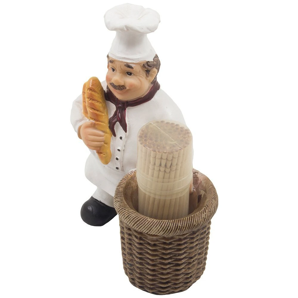 Custom Handmade Resin Home Decorative Statue Kitchen Fat Chef Figurines