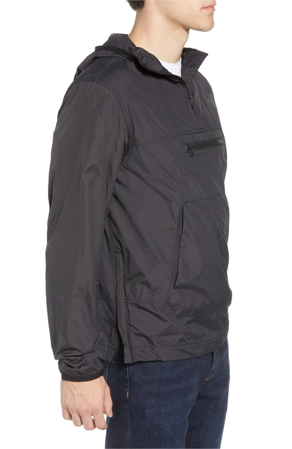 Customizable Mens Jacket Tracksuit Jacket Black Blank Windbreaker Jacket