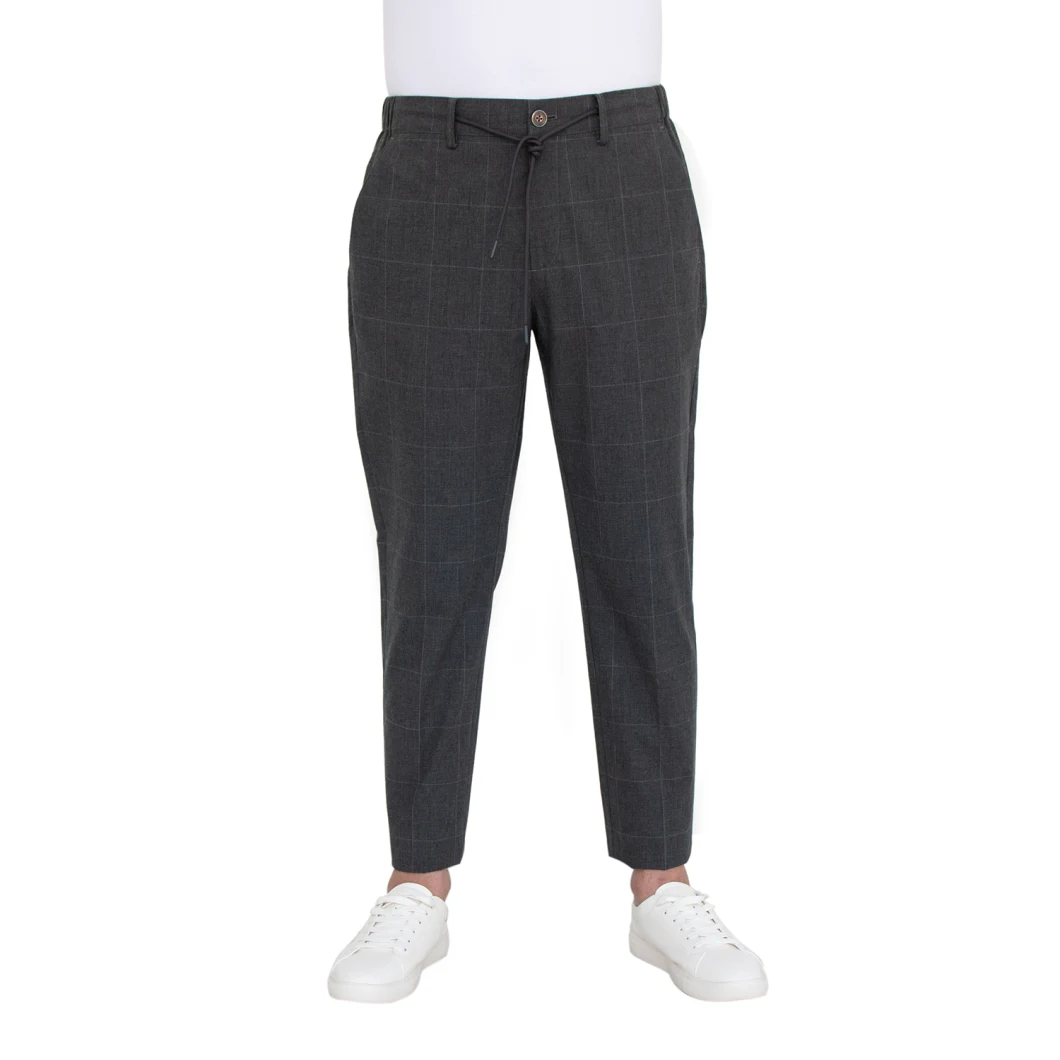 Hot Products Cotton Men Track Pants Trousers Custom Casual Mens Chino Check Pants