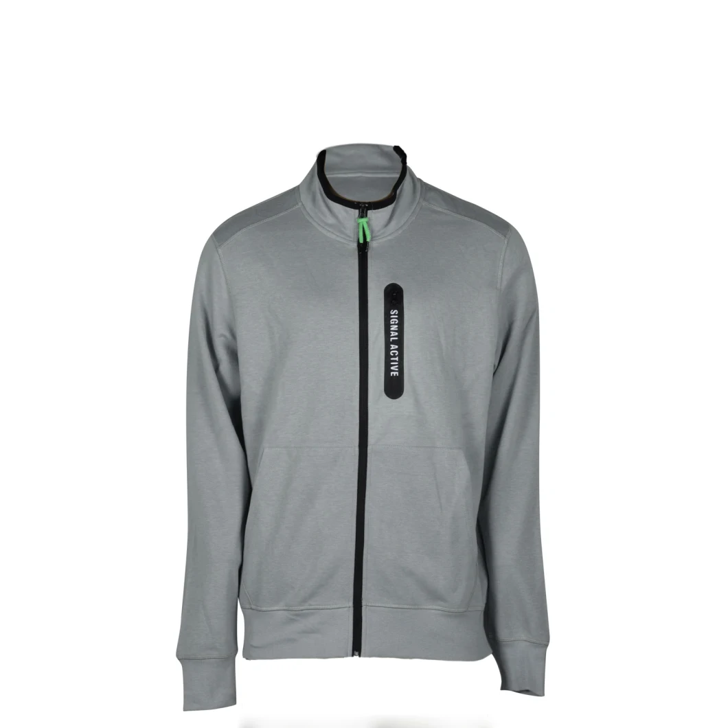 Grey Mens Team Sportswear Uniform Wholesale Jacket