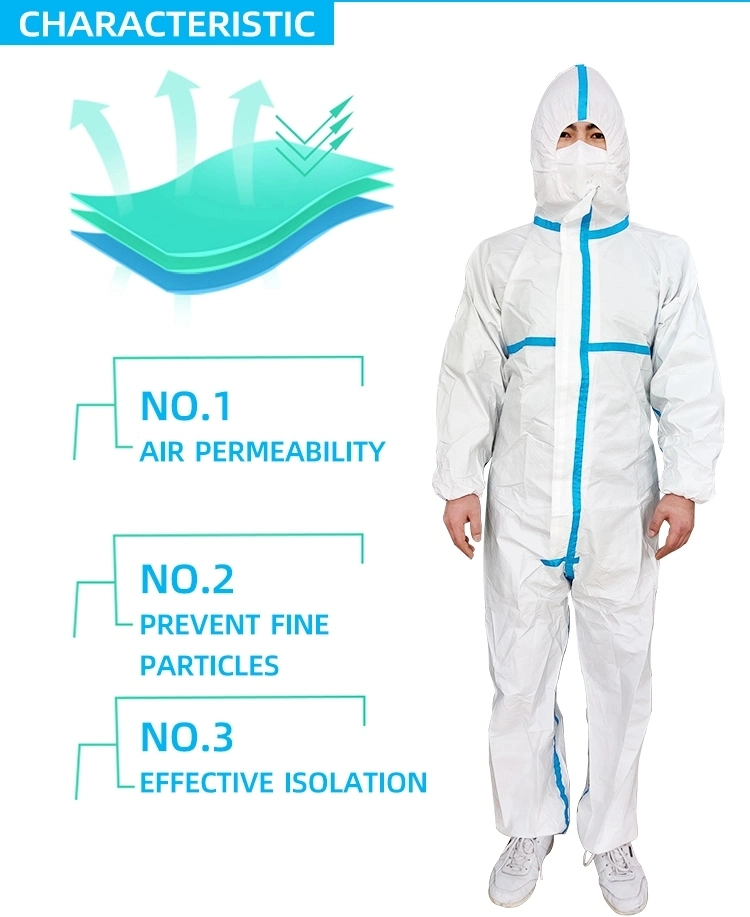 Protective Clothing Safety Isolation Anti Virus Overalls