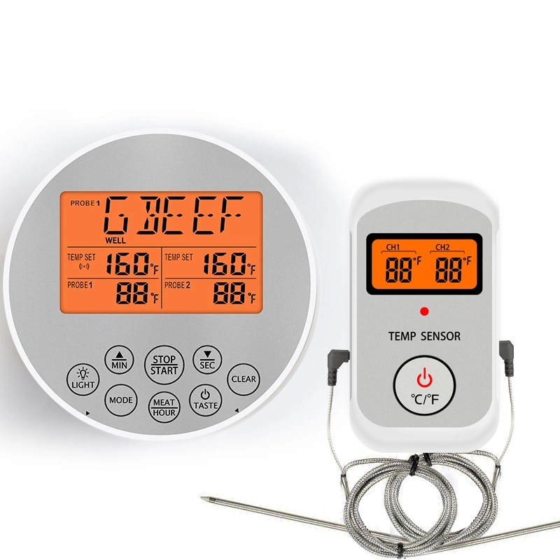 Kitchen Cooking Food Thermometer with Dual Probes for Grilling Oven Kitchen Smoker