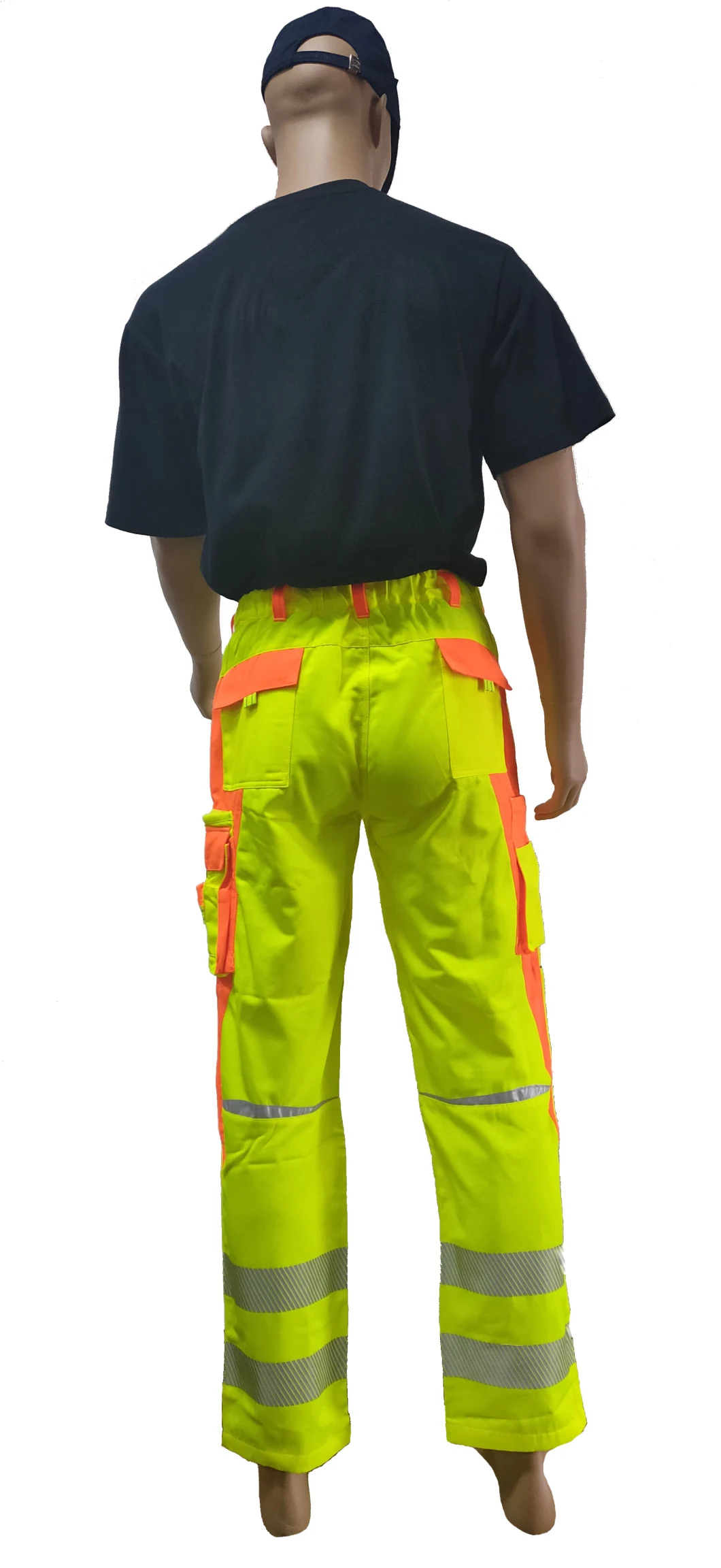 Men's High Visibility Safety Working Trousers