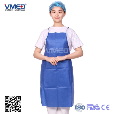 100% Waterproof Disposable Oil-Resistant PE Apron for Promotion Kitchen