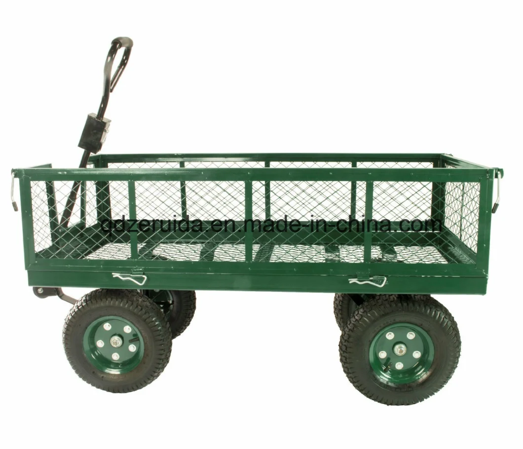 High Quality Heavy Duty Meshed Garden Cart / Garden Tool Cart