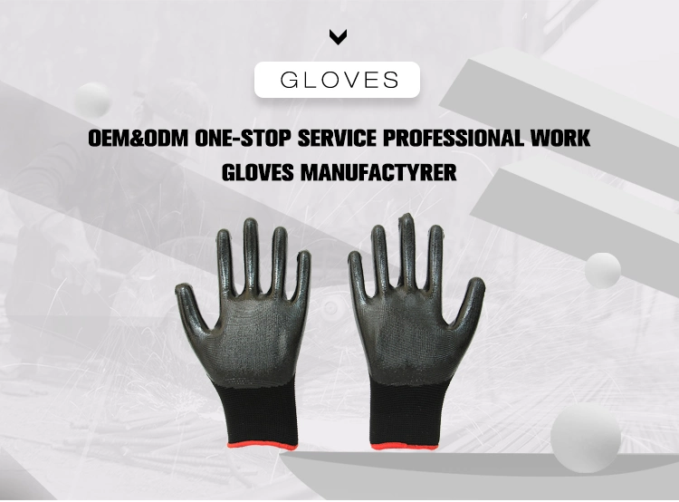 Seamless Carbon Fiber Top Fit Working White ESD Antistatic Working Safety Gloves PU Gloves