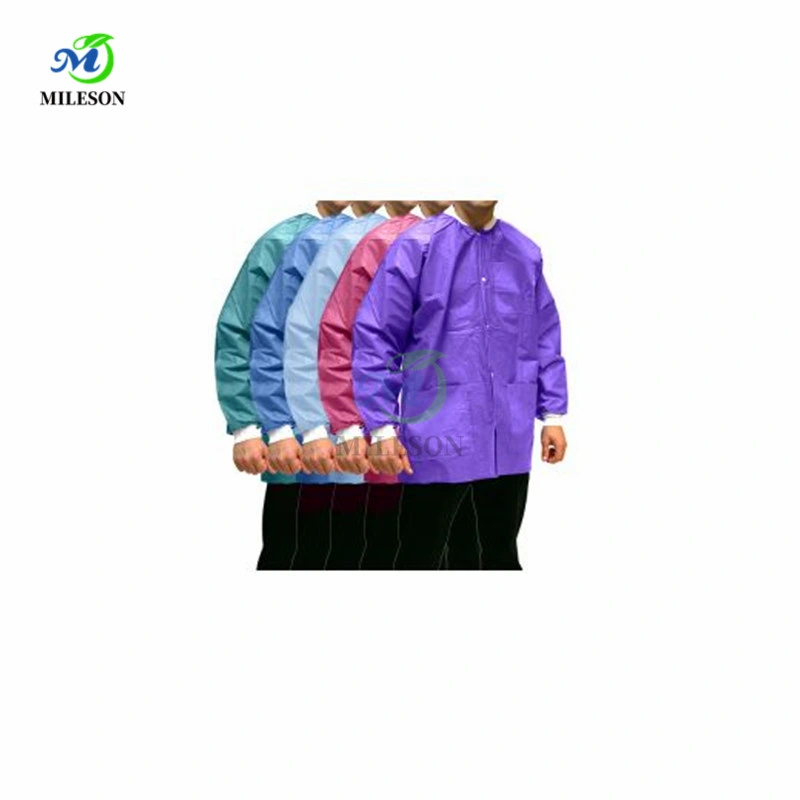 Disposable SMS Lab Coats/Lab Jacket
