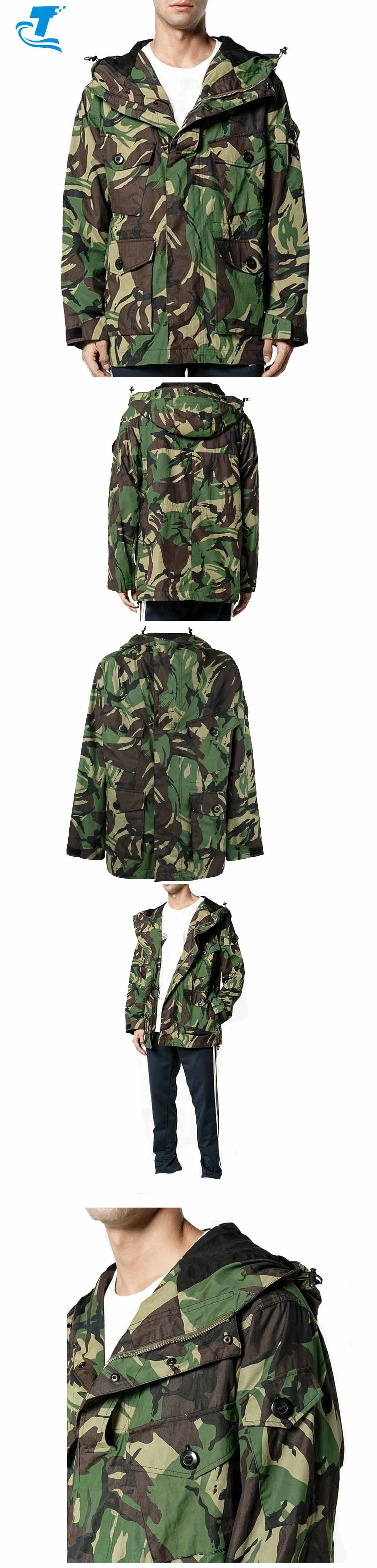 Mens Outdoor War Game Wears Camo Print Army Jacket Camouflage Jacket Military Uniform Jacket