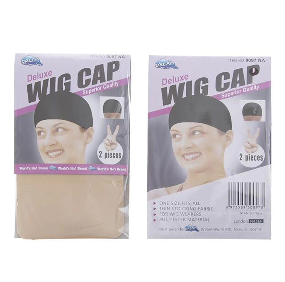 Buyer High Quality Black Stretchable Elastic Hairnet Wig Stocking Caps Stretchable Unisex