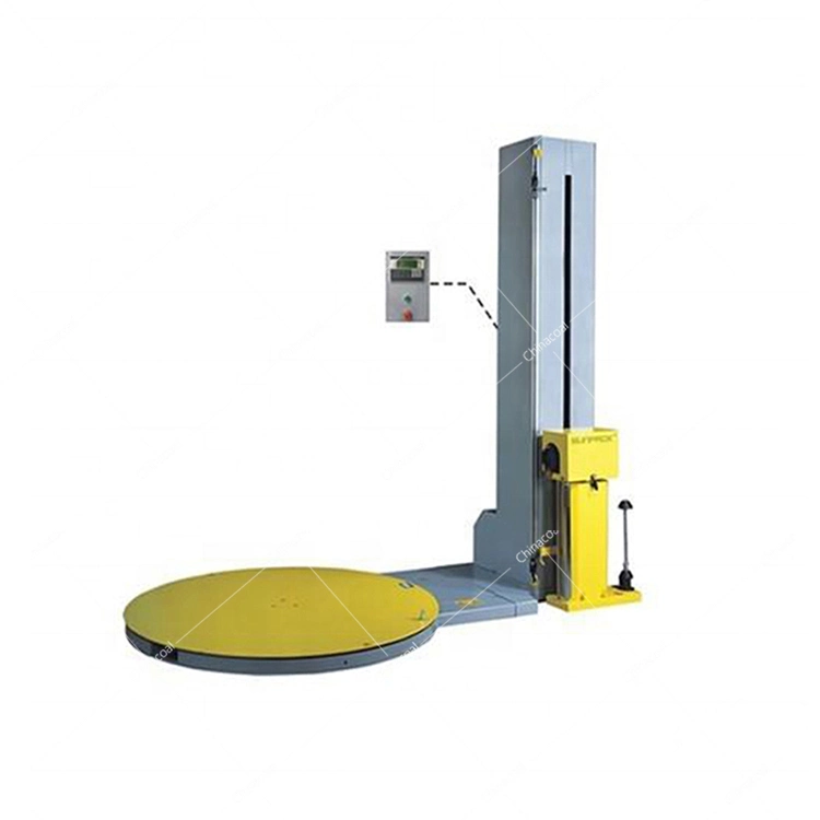 Automatic Vertical Turntable Plastic Stretch Film Shrink Pallet Wrapper Wrapping Machine