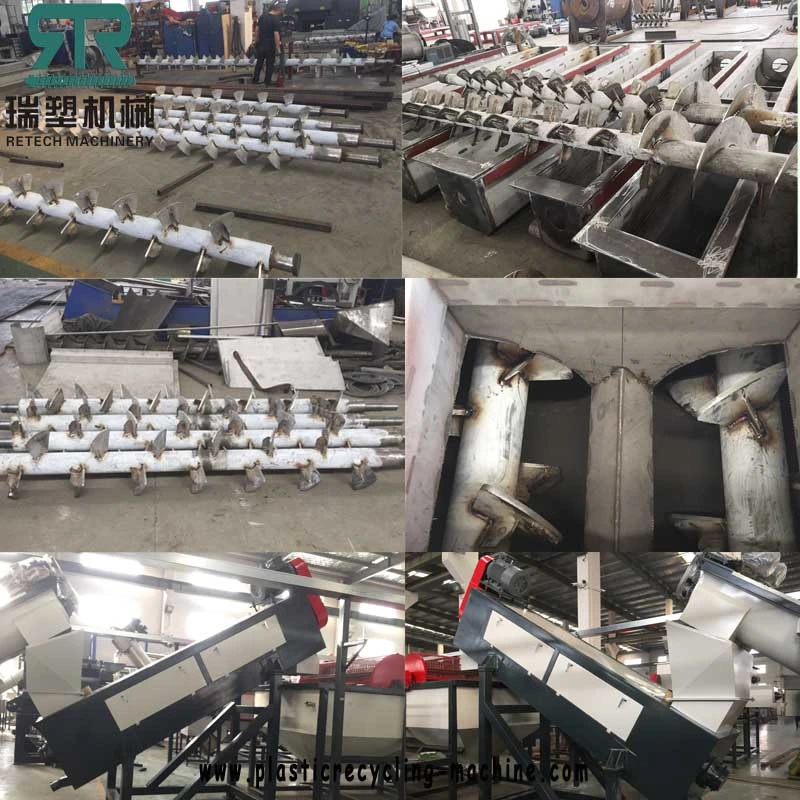Waste LDPE Africulture Film LLDPE Stretch Film Washing Line