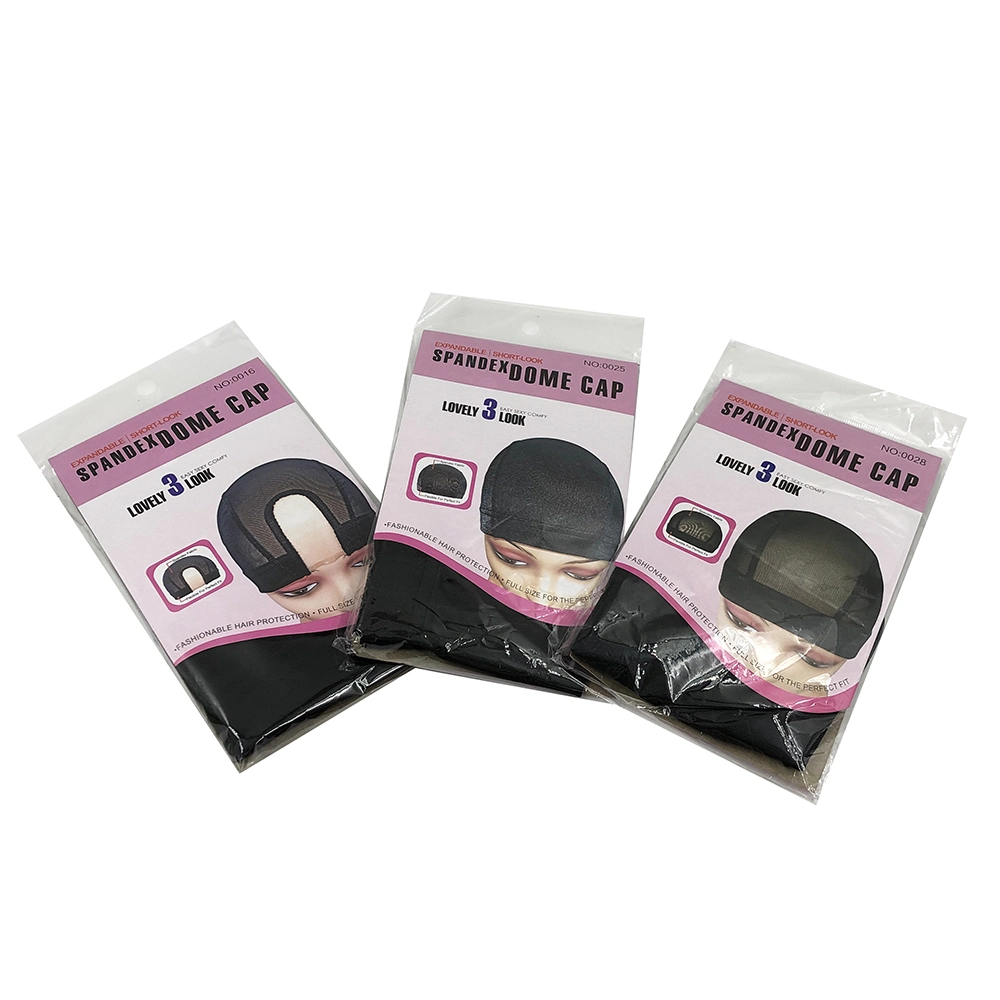 Buyer High Quality Black Stretchable Elastic Hairnet Wig Stocking Caps Stretchable Unisex