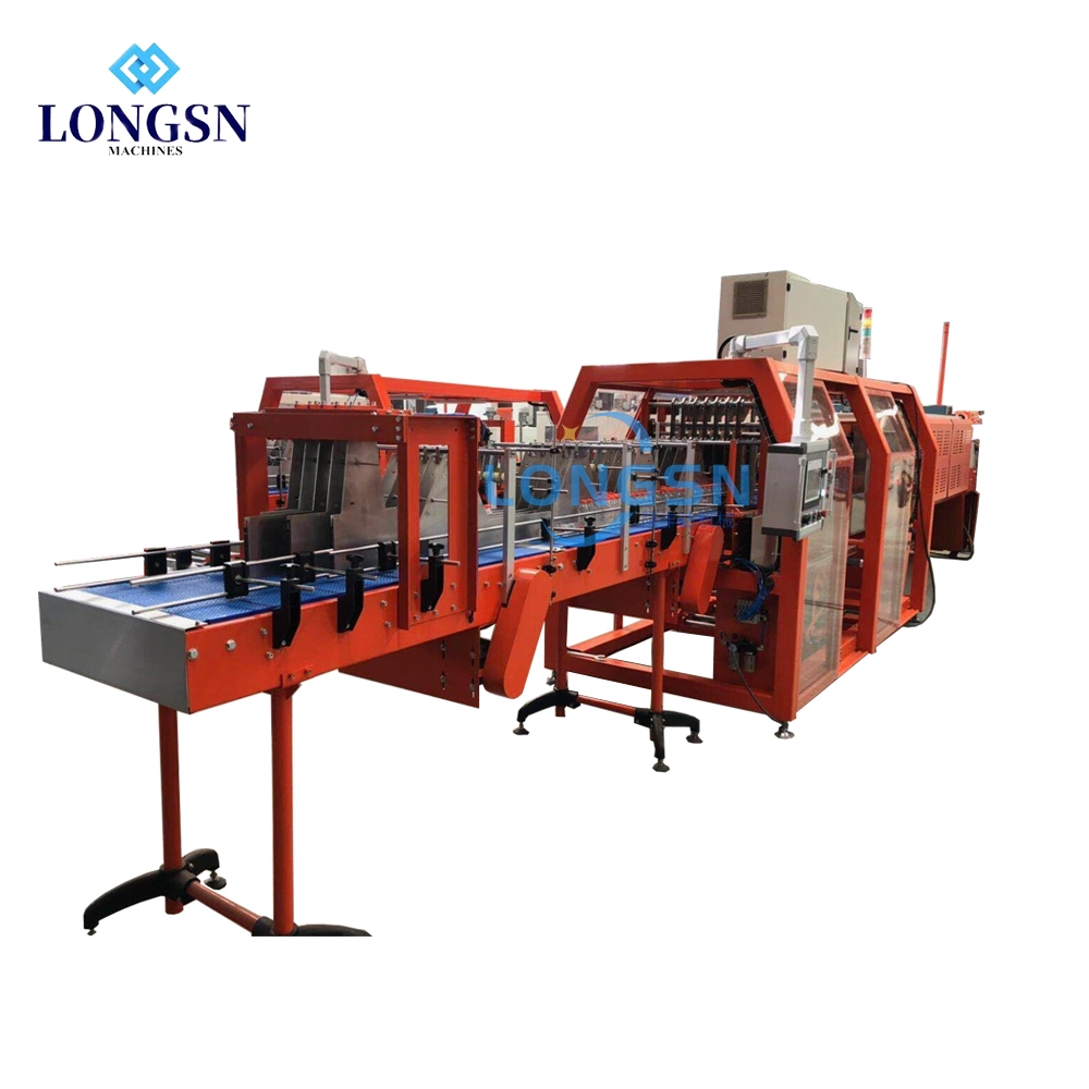 Full Automatic Linear Type Plastic Stretch Film Shrink Pallet Wrapper Wrapping Machine Manufacturers