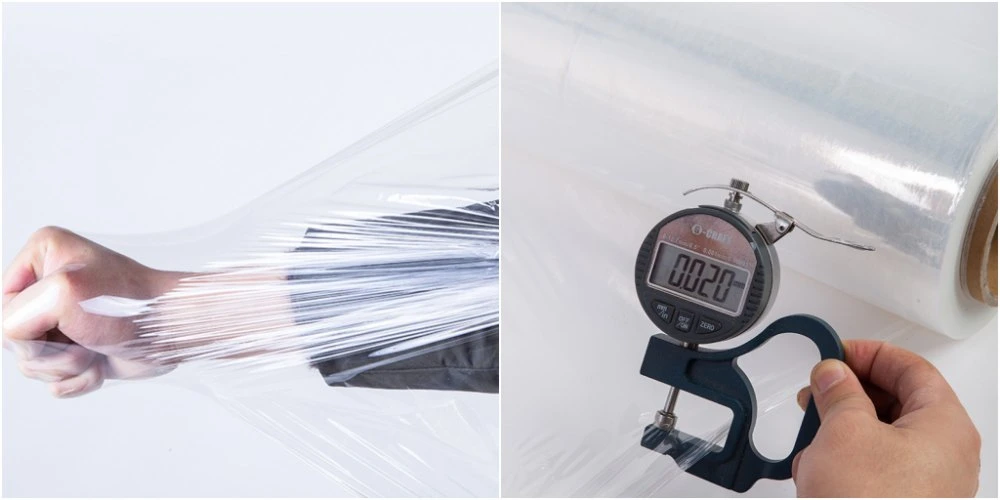 Transparent LLDPE Packaging Stretch Film Pallet Shrink Wrap Plastic Stretch Film