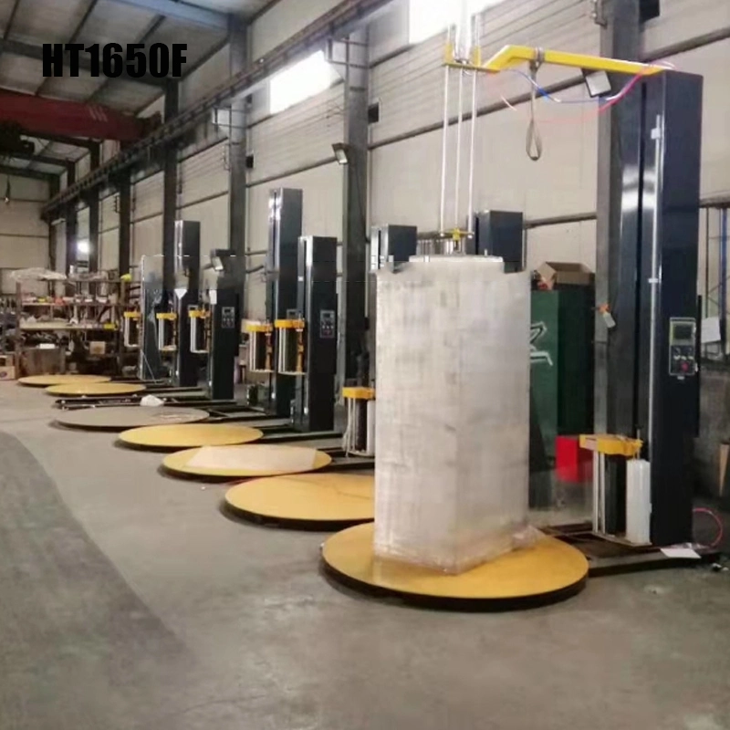 High Quality Stretch Film Pallet Wrapping Machine / Electric Turntable Pallet Stretch Wrapper