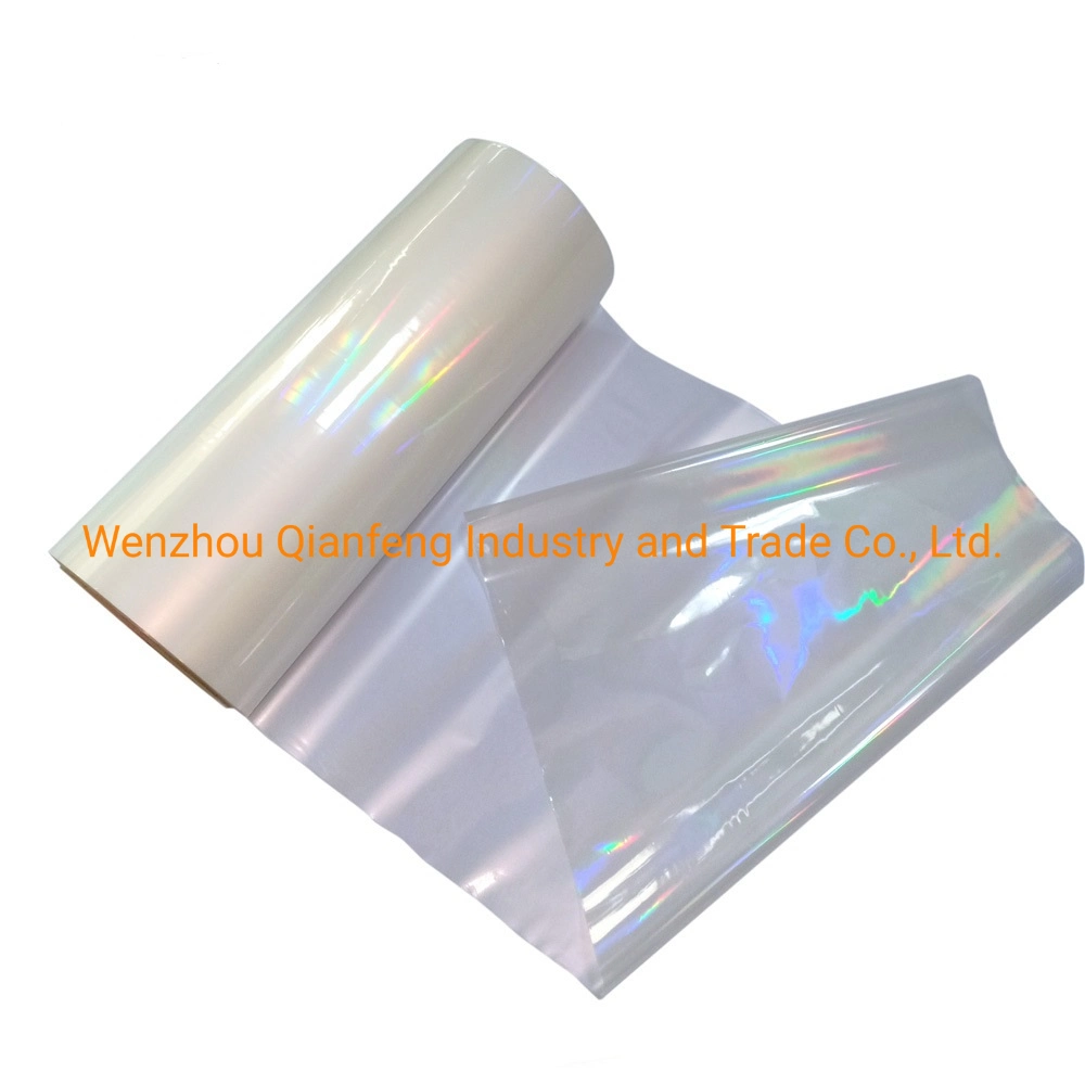 Custom Transparent Holographic Film Gift Wrap Laser Film for Package Industry