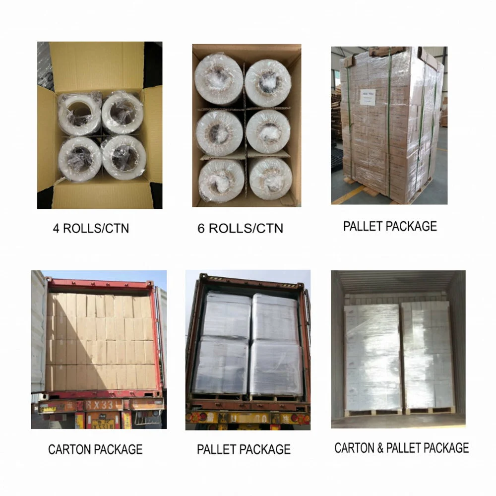 Europe Popular 17/20mic Packaging Material LLDPE Stretch Film Strech Packing Film for Wrapping