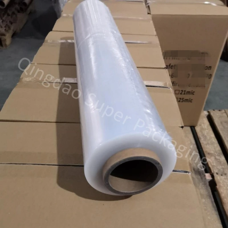 1500FT X 80gauge LLDPE Stretch Film Packaging Film Manual Use