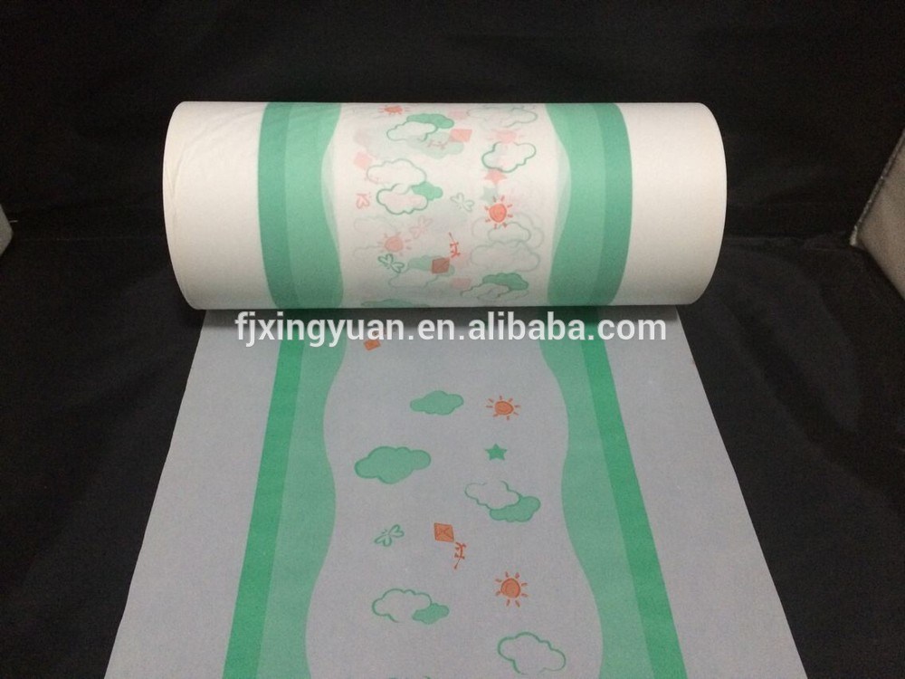 PE Film for Baby Diaper and Sanitary Napkin, Raw Material for Diaper, PE Plastic Film