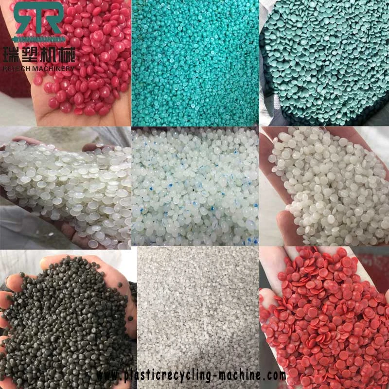 Plastic LLDPE Stretch Film Granulator for Working with Agglomerated Stretch Film LLDPE Material