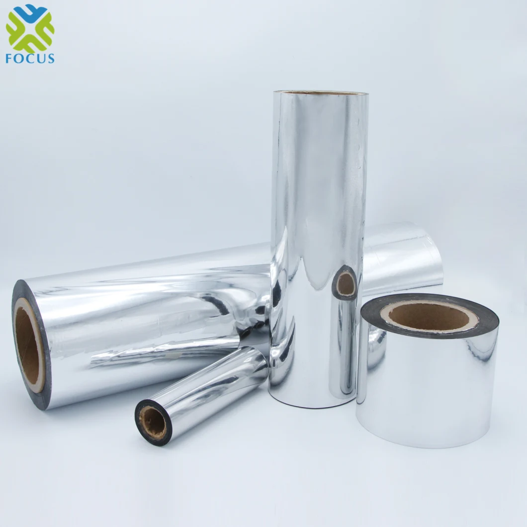 Metallized Plastic Wrap Film Metallic Pet CPP BOPP Film for Food Wrapping Film