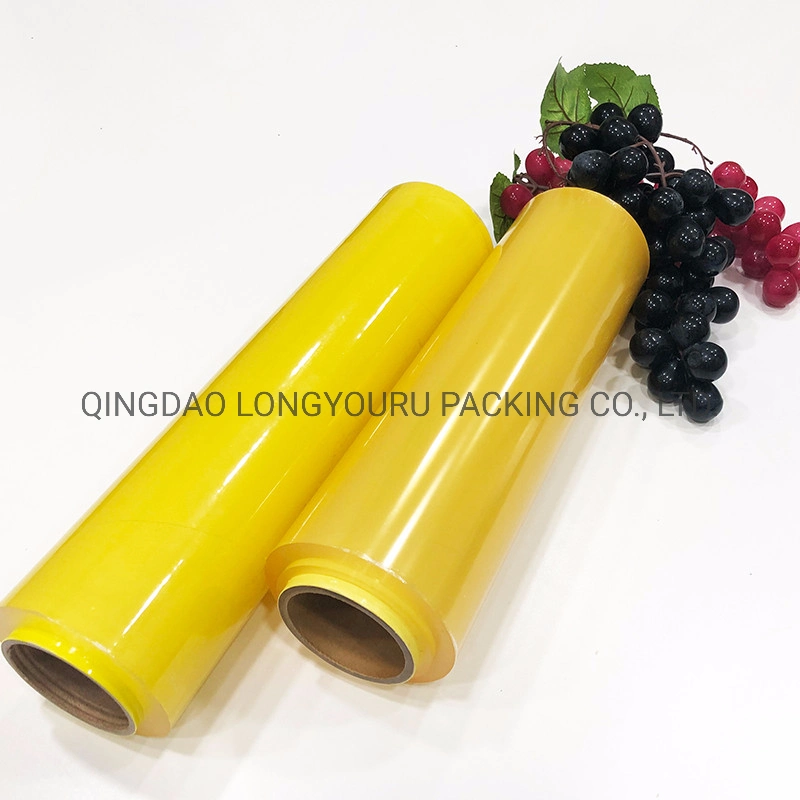 12mic*50cm Customized PVC Cling Film Wrap Transparent Food Grade Cling Film