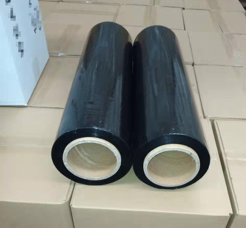 Factory Price 20 Micron 50cm Pallet Stretch Wrap Black Cast PE Stretch Film