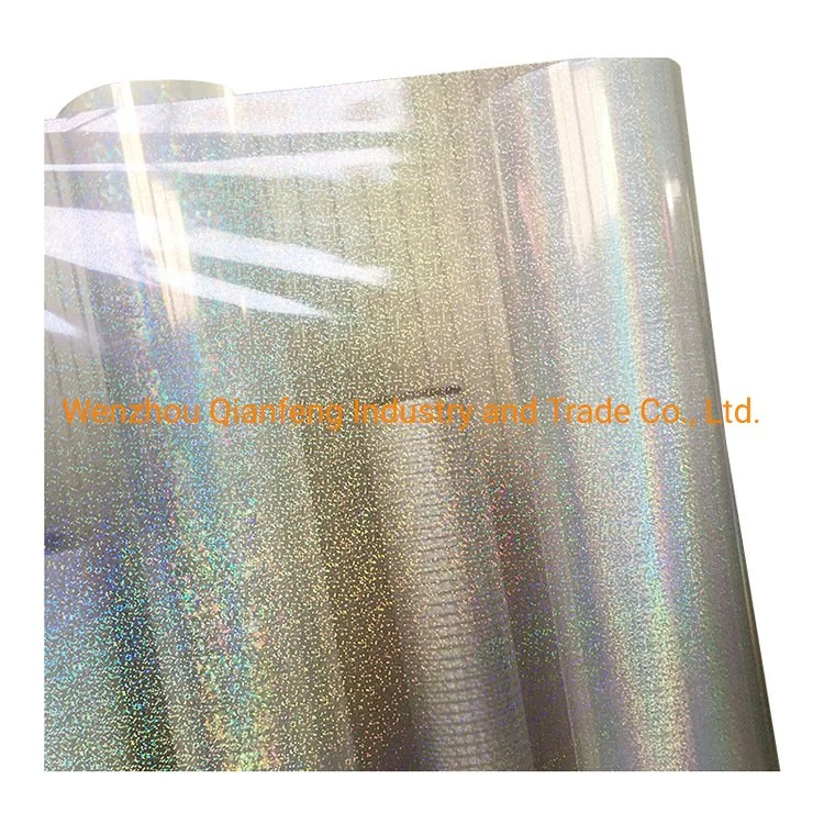 Custom Transparent Holographic Film Gift Wrap Laser Film for Package Industry