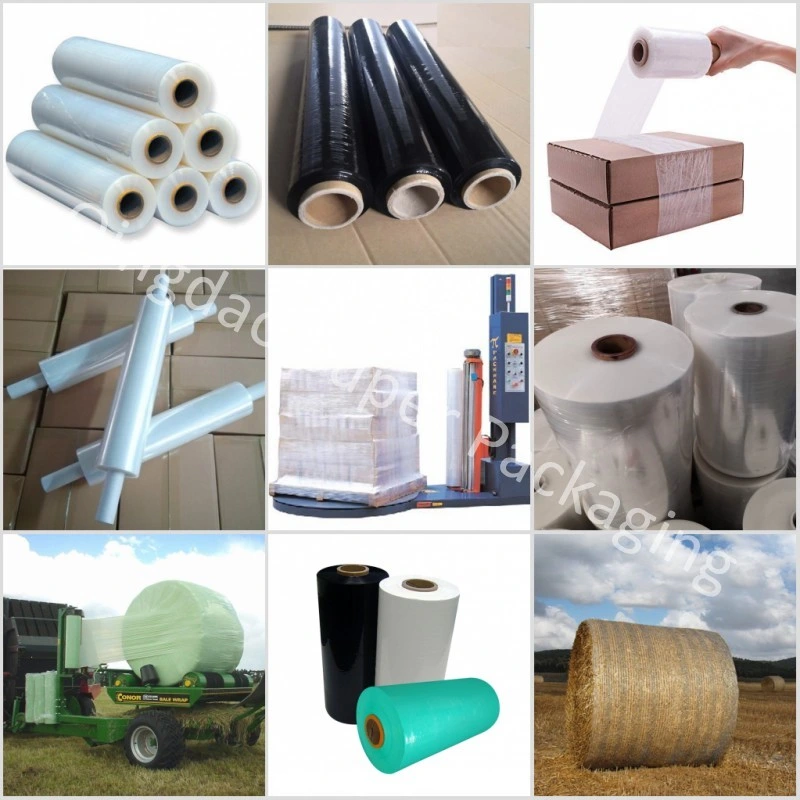 Blown PE Film Packing Material Stretch Wrap Film LLDPE Stretch Film Plastic Film