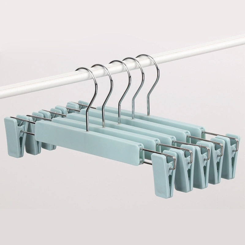 Nordic Style Household Non-Slip Non-Marking Plastic Stretchable Pants Rack