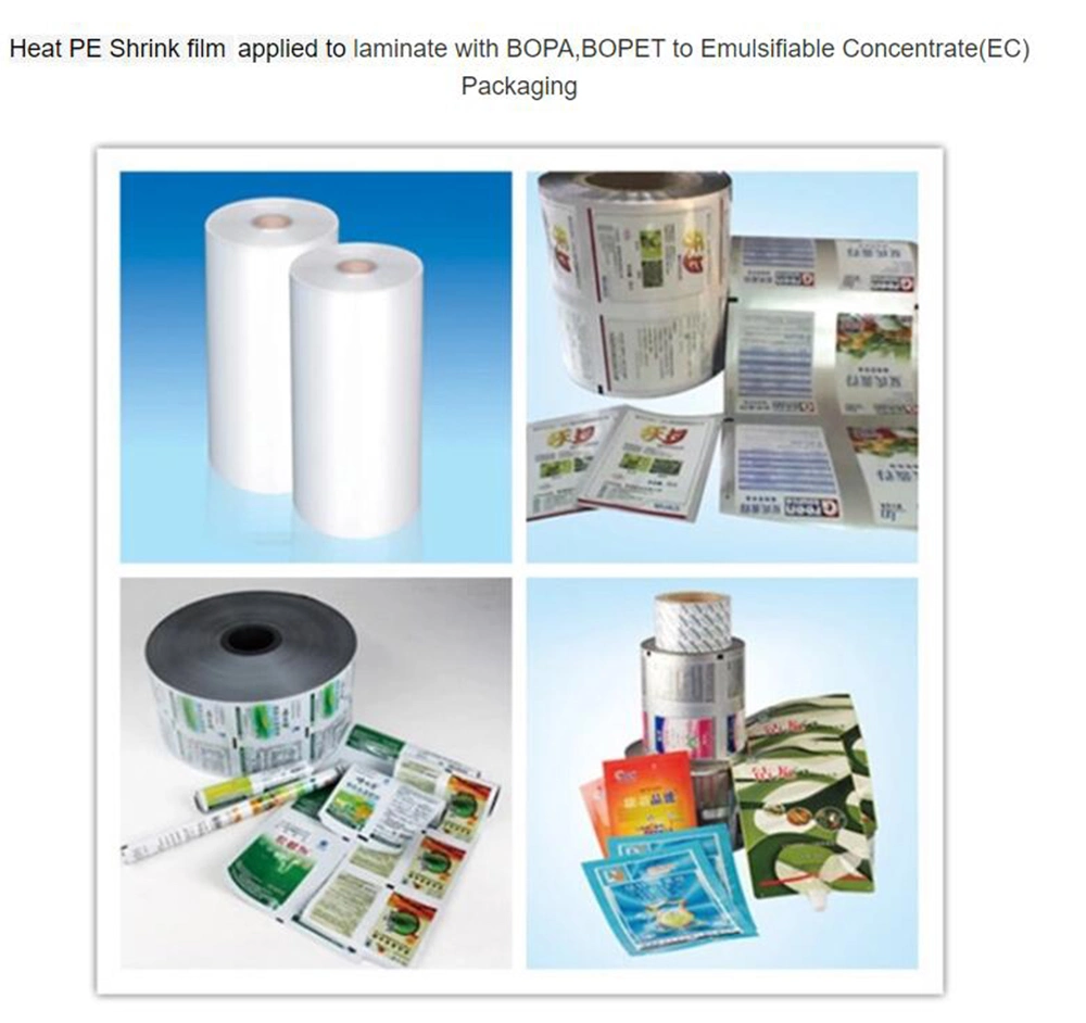 POF/PVC/PETG/PE/Pet Heat Shrink Film Middle/High Shrinkage China Manufacturer Shrink Film for Printing Shrink Labels Plastic Packaging Wrapping Pallet Film