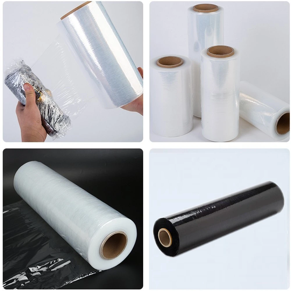Excellent Quality 17mic Packing Film Strech LLDPE Pallet Stretch Film for Hand Use