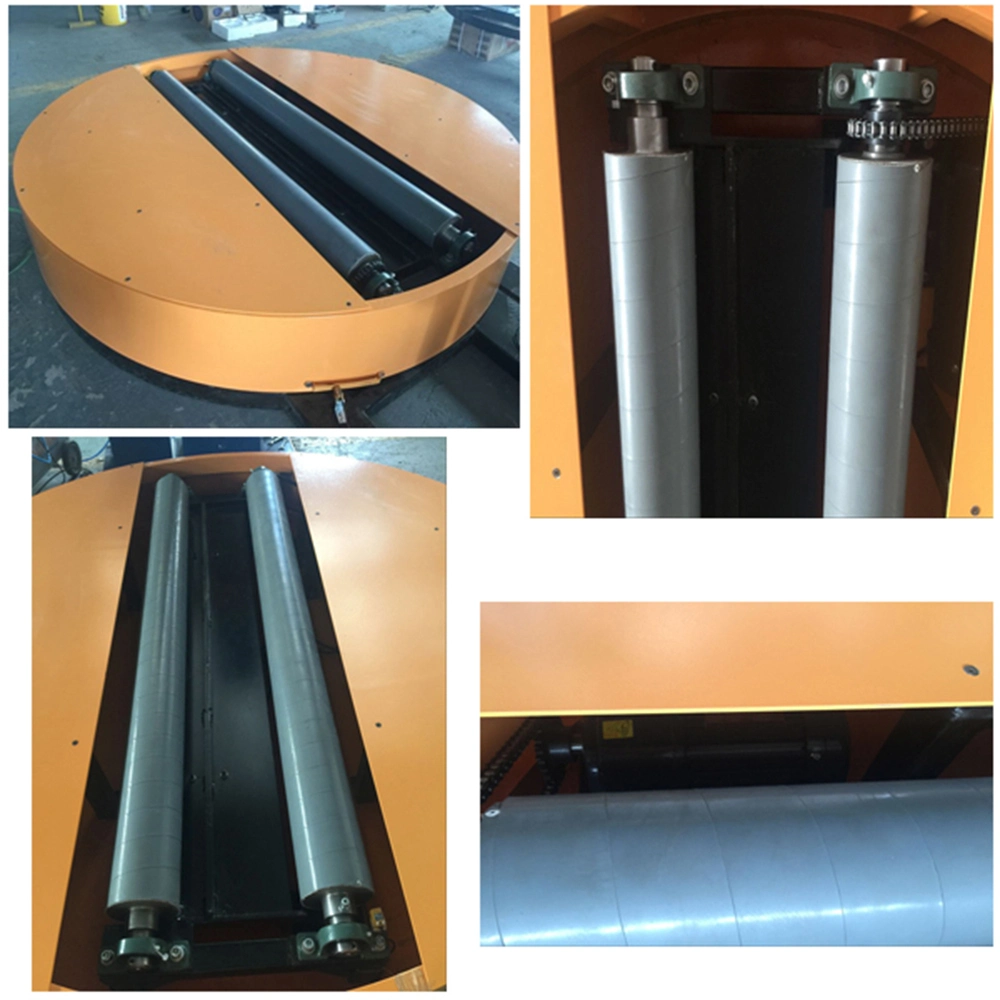 Whole Sale Plastic Stretch Film Automatic Paper Roll Wrapping Machine/Reel Stretch Wrapper