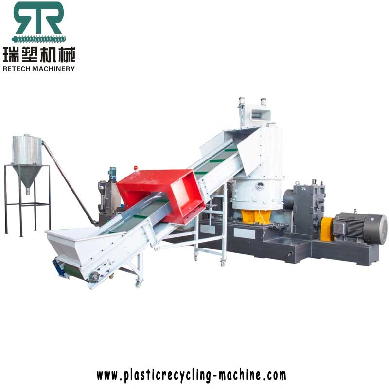 LLDPE Stretch Film Recycling Pelletizing Granulating Machine for Pallet Wrapping