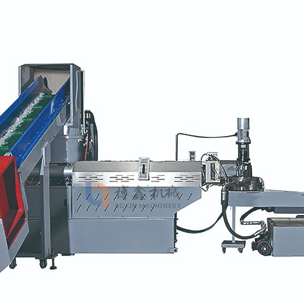 Plastic PP PE Soft Film Pelletizing Machine Line Plastic Film Granulating Making Squeezing Extruder Machine Line