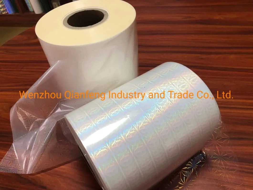 Custom Transparent Holographic Film Gift Wrap Laser Film for Package Industry