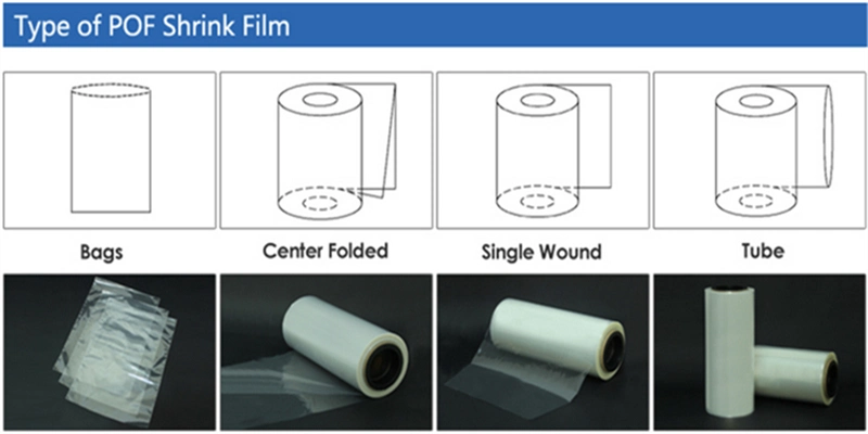 SGS & FDA Food Wrapping Plastic POF Shrink Wrap Film