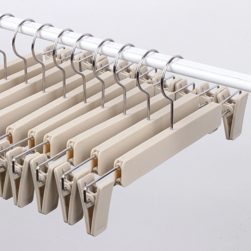 Nordic Style Household Non-Slip Non-Marking Plastic Stretchable Pants Rack
