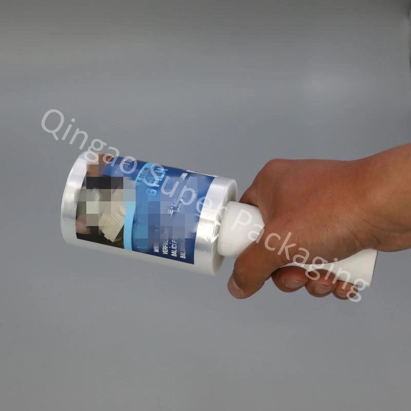 Transparent Mini Roll LLDPE Stretch Film with Handle