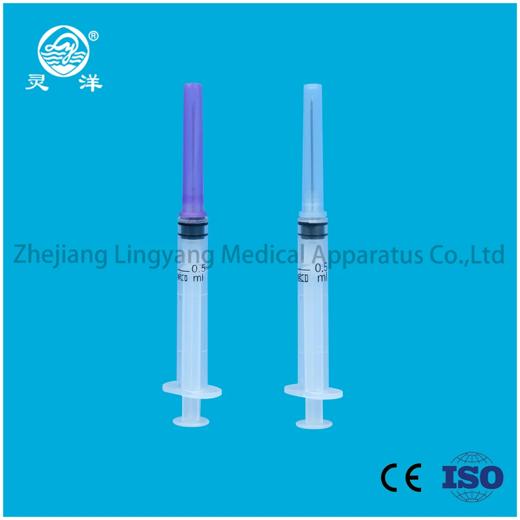 0.5ml Automatic Lock Safety Syringe Ad Auto Disable Syringe