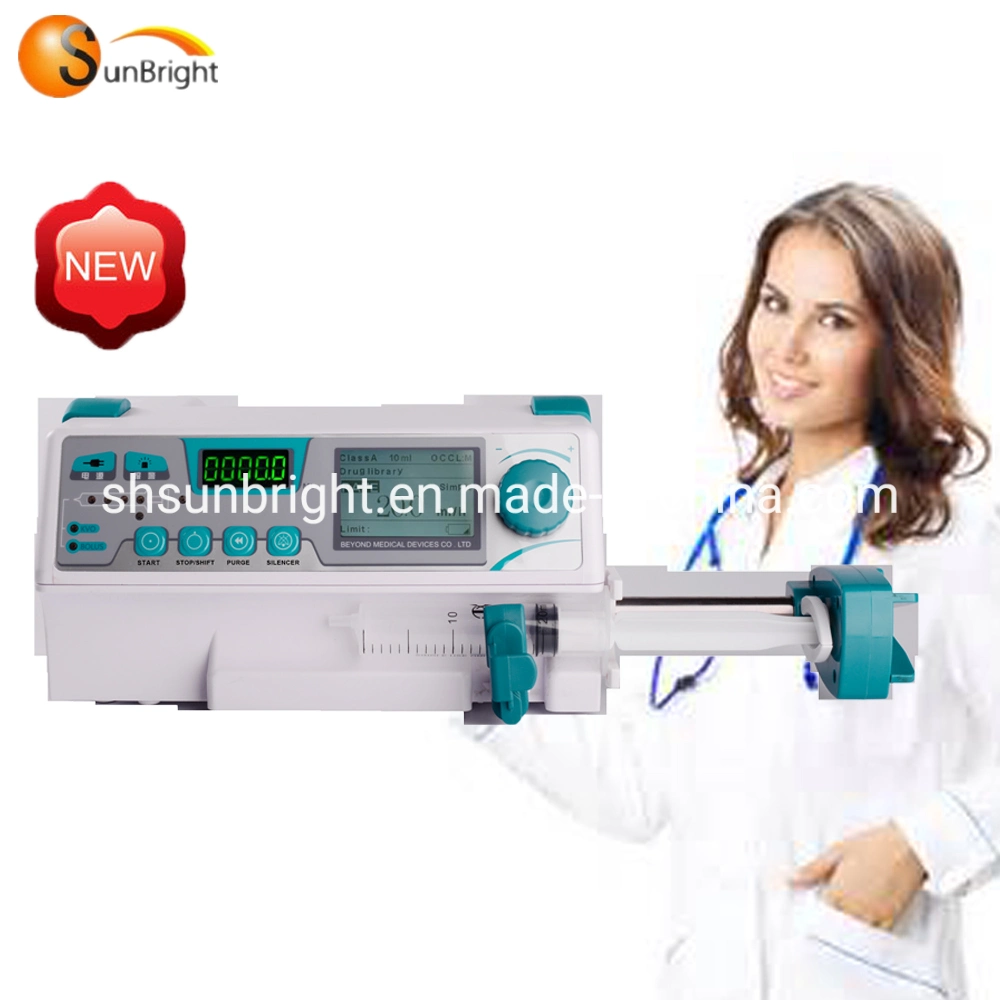 China Factory Medical Syringe Pump Price/Portable Syringe Infusion Pump