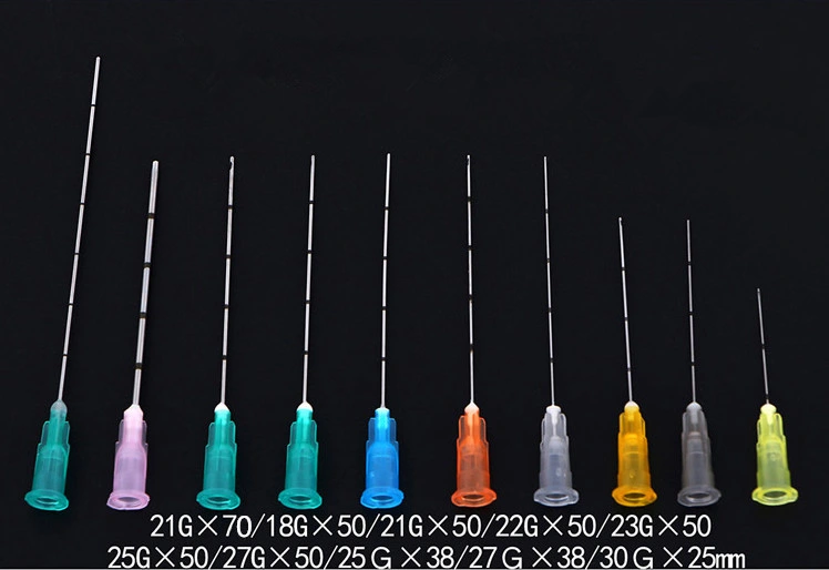 Medical Hypodermic Blunt Tip Needle 18g 50mm Cannula Dermal Filler