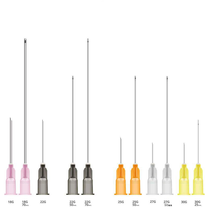 2020 Blunt Tip Types of Micro Cannula Needle and Sizes for Ha Filler Injection Syringe