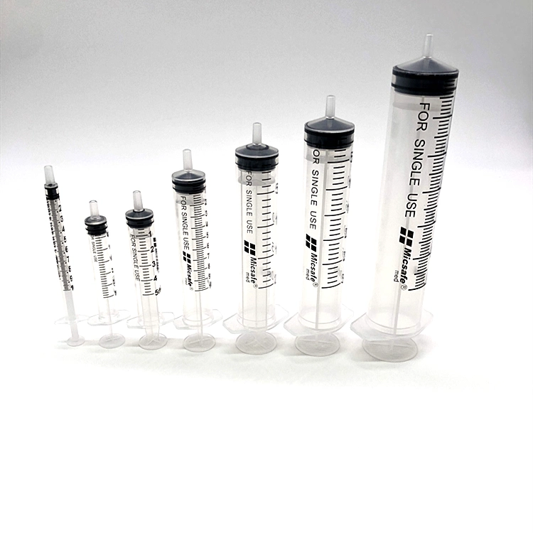 1ml Micsafe Factory Luer Slip Disposable Medical Safety Syringe with Needle