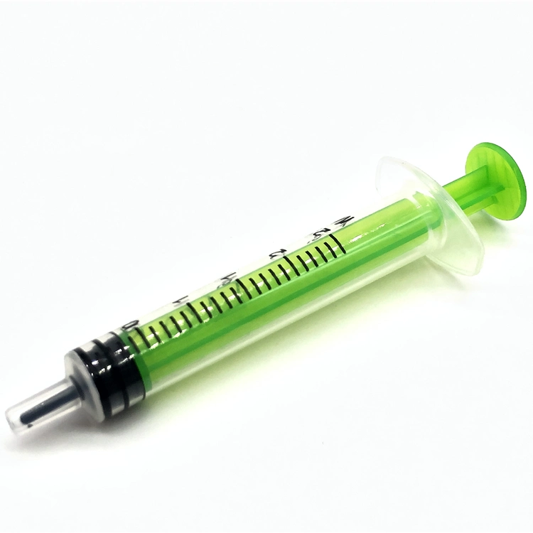 2.5ml Color Low Dead Space Disposable Syringe Without Needle (green)