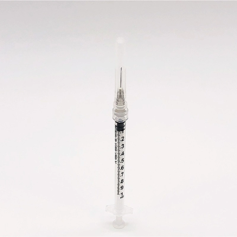 Sterile Disposable 3 Parts Syringe Medical Syringe 1ml Luer Lock