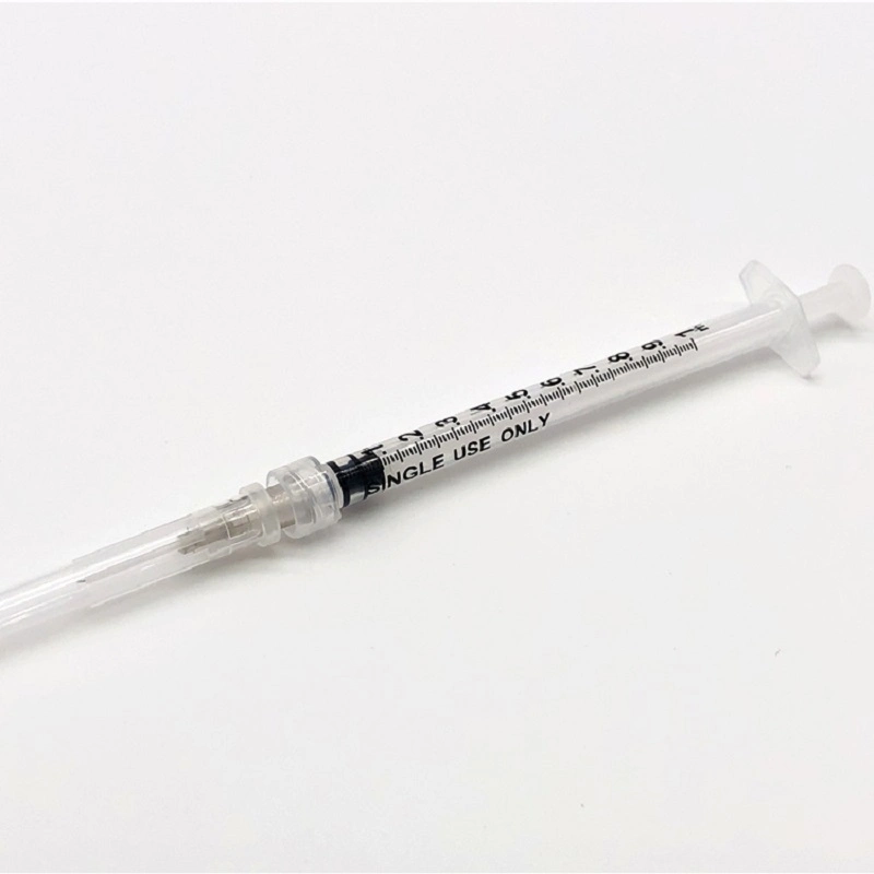 Sterile Disposable 3 Parts Syringe Medical Syringe 1ml Luer Lock
